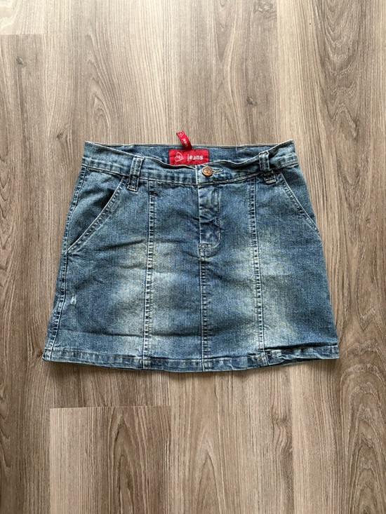 Urban Behavior Dresses & Skirts - Y2K Urban Behavior Faded Blue Denim Mini Skirt
